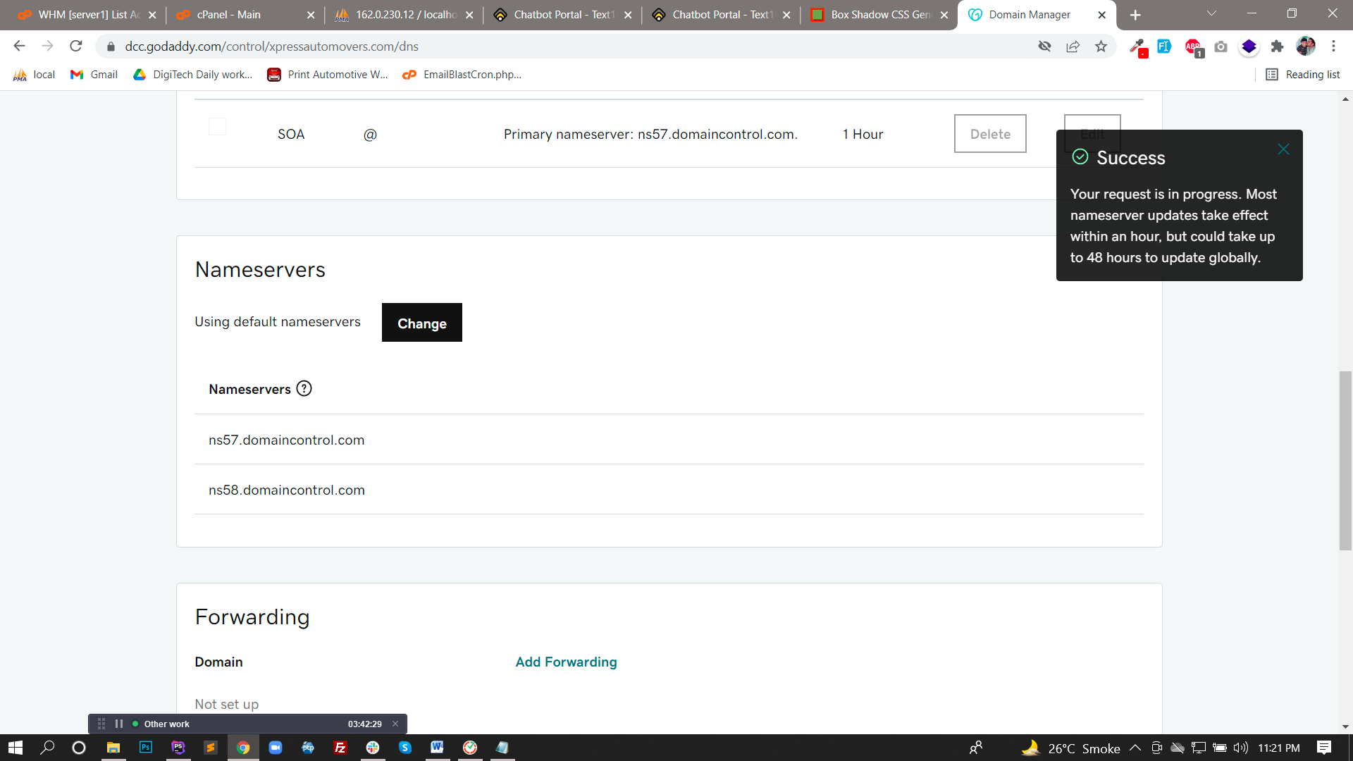 Mailbox interface preview